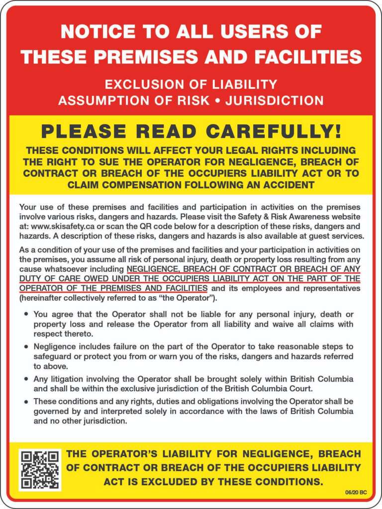 Exclusion of Liability